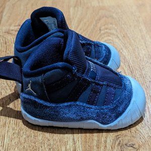 Air Jordan 11 Retro Crib Booties - Midnight Navy - Size 2C